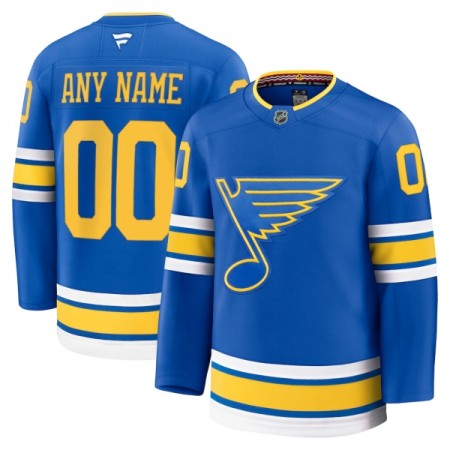 Miesten NHL St. Louis Blues Pelipaita Custom 2025-26 Fanatics Premium Koti Sininen